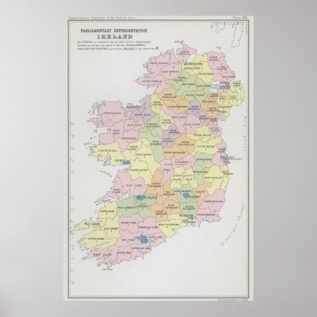 Poster Représentation parlementaire | Irlande (Devant)
