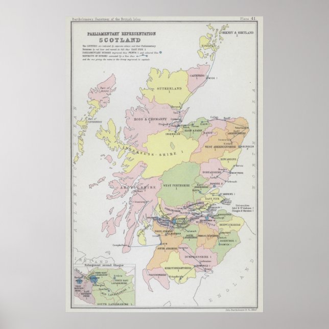 Poster Représentation parliamentaire | Scotland (Devant)