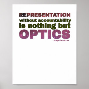 Poster Représentation Sans Responsabilisation Est Optique