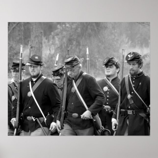 Poster Reprise de la guerre civile - Soldats de l'Union (Devant)