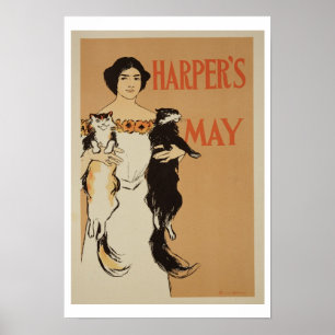 Poster Reproduction d'une publicité par affichage la
