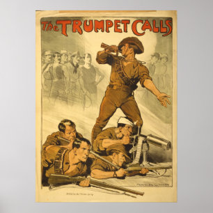 Poster Reproduction l'affiche de la guerre mondiale