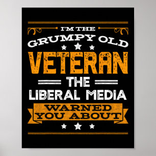 Poster Républicain anti-libéral conservateur grincheux vi