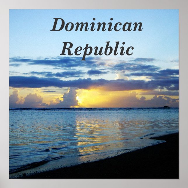 Poster République dominicaine (Devant)