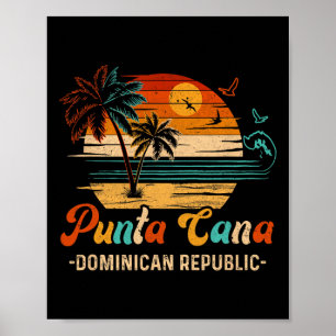 Poster République dominicaine Punta Cana vacances 2025 Ma