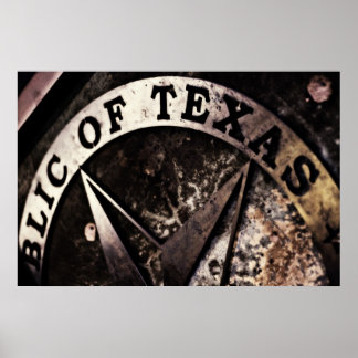 Poster République du Texas *affiche*