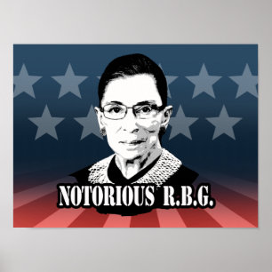 Poster Réputé R.B.G. - Ruth Bader Ginsburg