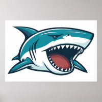 Requin à bouche ouverte Petite