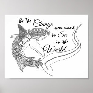 Poster Requin-Thresher d'application