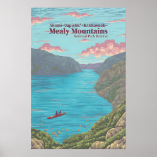 Poster Réserve de parc national des Monts Mealy Canada