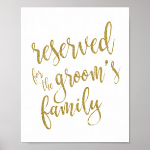 Poster Réservé pour la Parties scintillant familiale de G