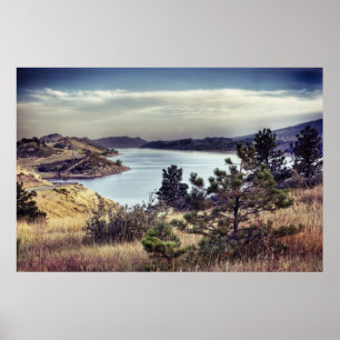 Poster Réservoir à cheval Colorado