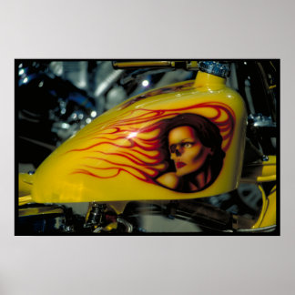 Poster réservoir de carburant personnalisé Dakota du Sud