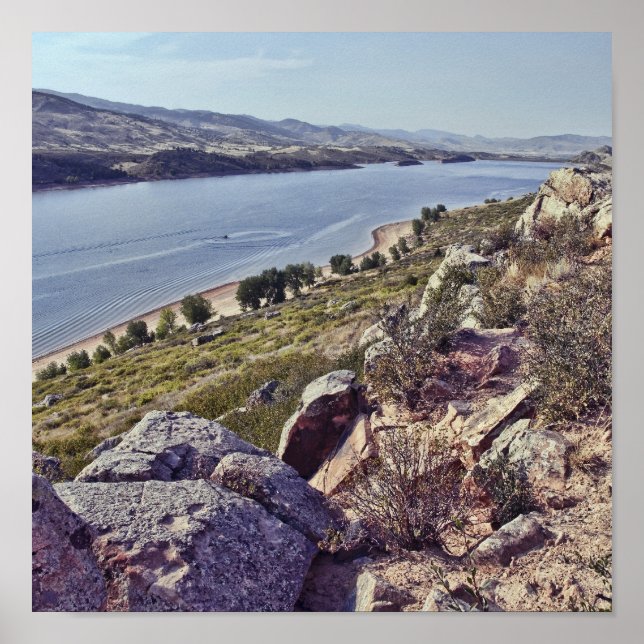 Poster Réservoir Horseshoe Colorado (Devant)