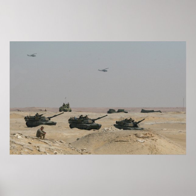 Poster Réservoirs M1-A1 Abrams (Devant)