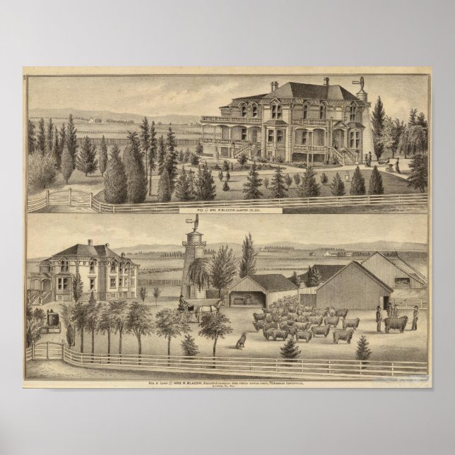 Poster Résidence Blacow, ferme (Devant)