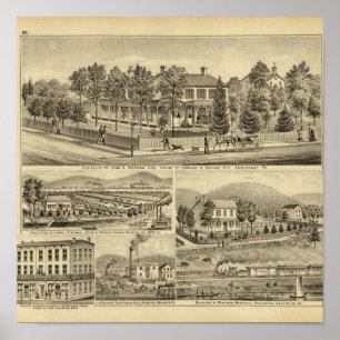 Poster Résidence de John A Warden Sewickley