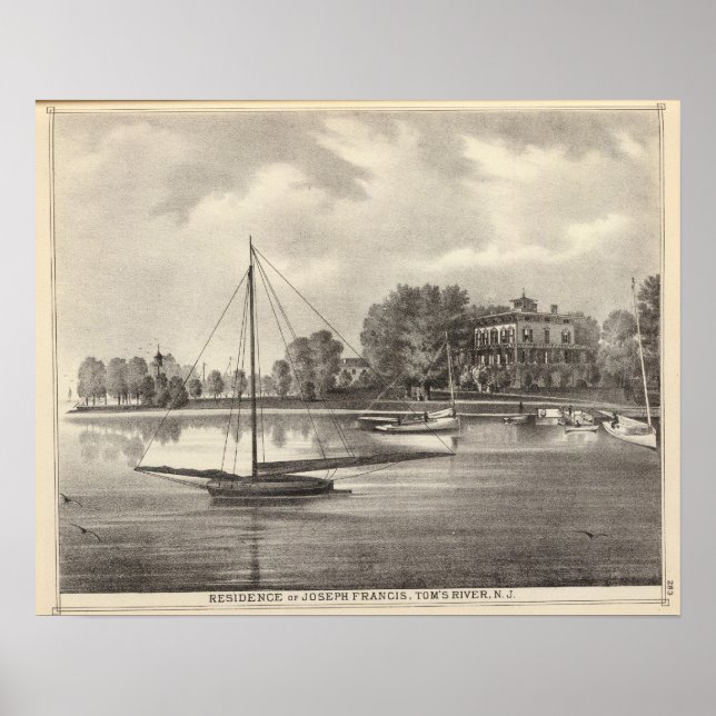 Poster Résidence de Joseph Francis, Tom's River, NJ (Devant)