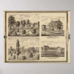 Poster Residences in Linn and Desoto, Dallas Co, Iowa