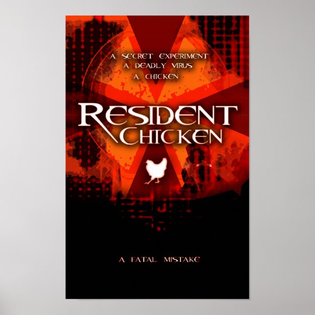 POSTER RÉSIDENT CHICKEN (Devant)