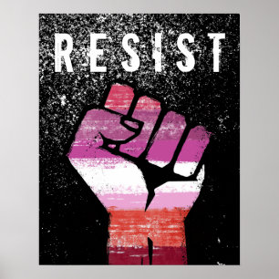 Poster Résistance lesbienne