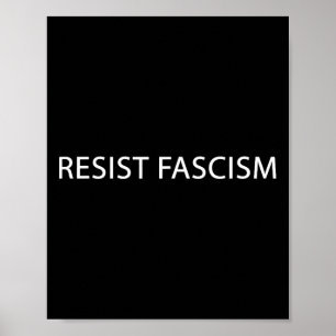 Poster Résister À L'Oppression Hommes Femmes Groupes Uni-