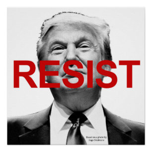 Poster Résister à Trump
