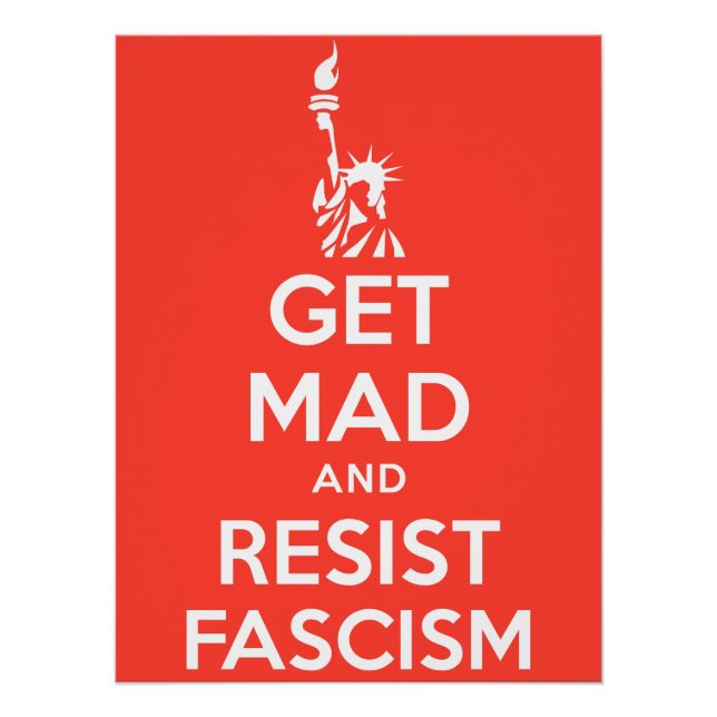 Poster Résister Au Fascisme (Devant)