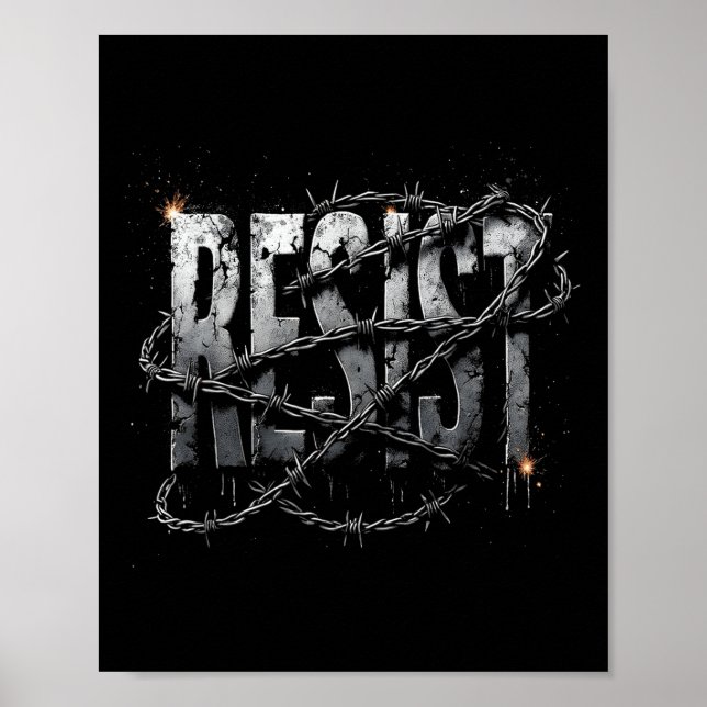 Poster Résister Aux Manifestations Politiques _1 (Devant)