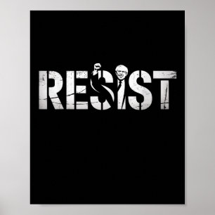 Poster Résister Bernie Sanders Freedom National Service P
