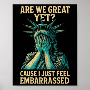 Poster Résistez À Statue De La Liberté Sommes-Nous Grands