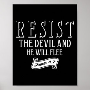 Poster Résistez Au Diable Et Il Fuira Les Femmes Hommes C
