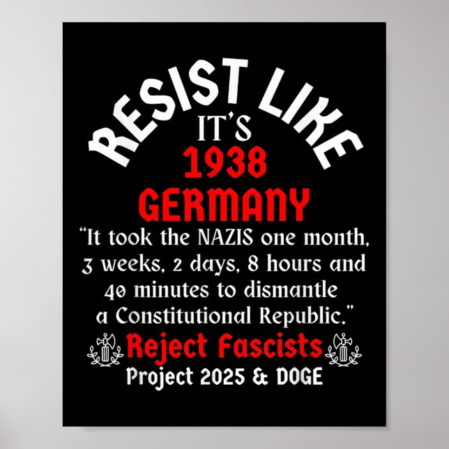 Poster Résistez Comme Son Allemagne De 1938 _2 (Devant)