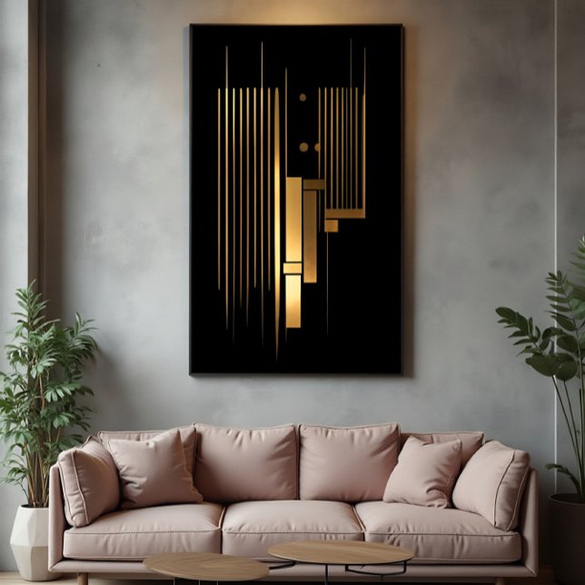 Poster Résonance Dorée (Créateur téléchargé)