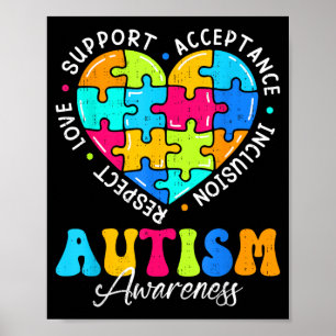 Poster Respect Amour Soutien Inclusion Sensibilisation à