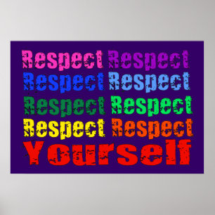 Poster Respect vous-même