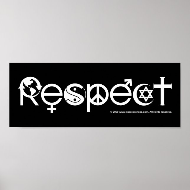 Poster Respectez la Terre Mère - Recycle Sauvez la planèt (Devant)