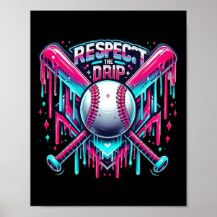 Poster Respectez le goutte Bysebyll Home Plate Crème Glac