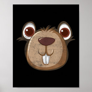 Poster Respectez Le Jour De La Marmotte De Fond Drôle