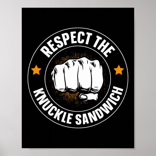 Poster Respectez Le Sandwich Knuckle (Devant)