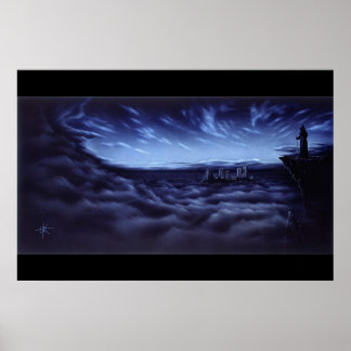 Poster Respire profondément l'obscurité