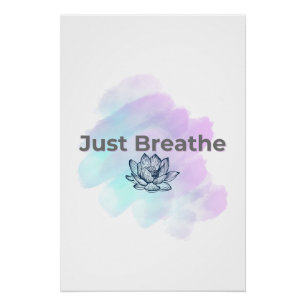 Poster Respirer simplement 🌿