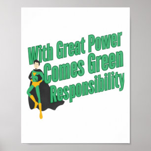 Poster Responsabilité verte