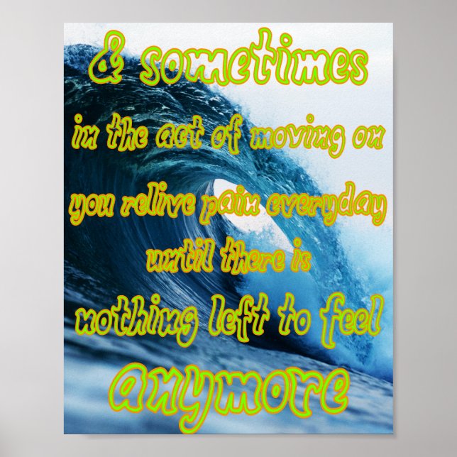 Poster ressentez-le, mais ne laissez pas ça vous consomme (Devant)