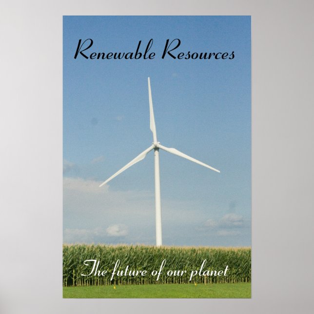 Poster Ressources renouvelables (Devant)