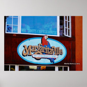 Poster Restaurant et barre de Margaritaville