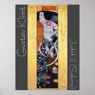 Poster Restauration de Judith II Gustav Klimt Art nouveau