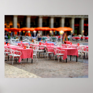 Poster Restauration en plein air