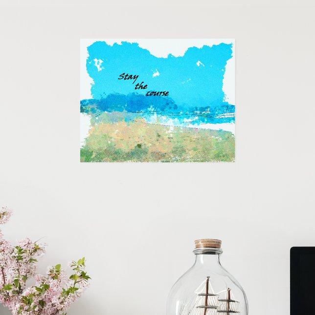 Poster Restez Au Cours (Créateur téléchargé)