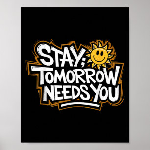 Poster Restez demain, vous avez besoin de vous, Sensibili